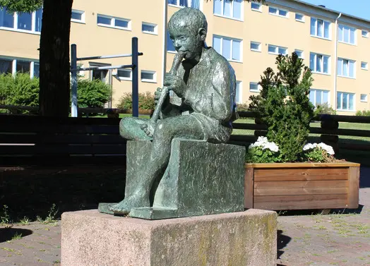 Wive Larsson, Pojke med flöjt